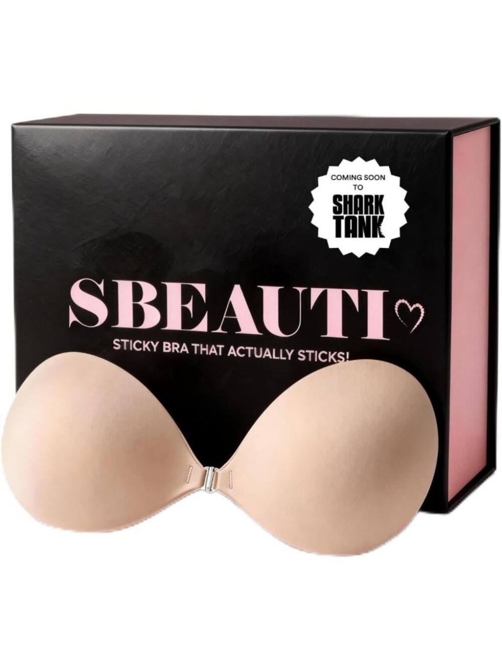 Strapless Adhesive Bra & Sticky Nipple Covers - Reusable for Backless Dresses